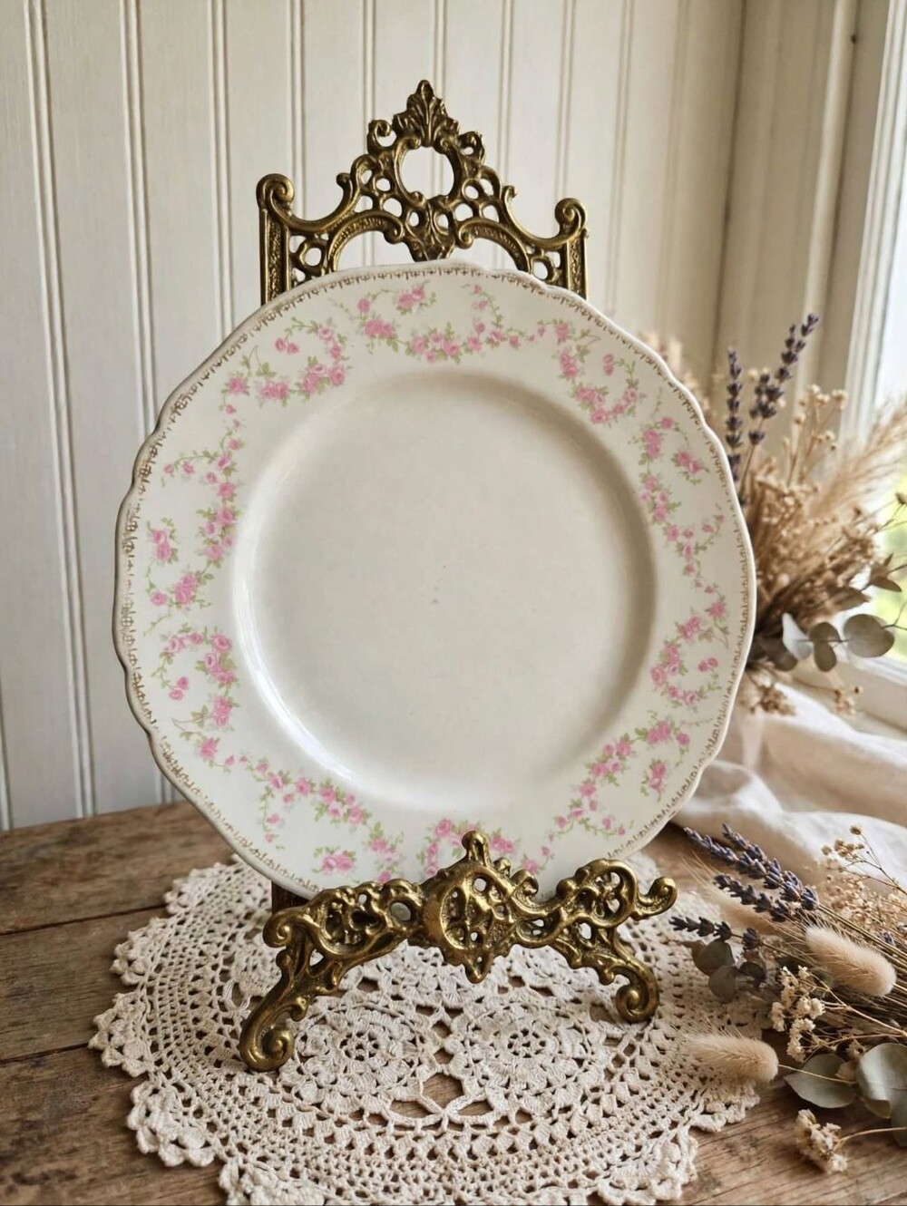 Vintage Alfred Meakin "Harmony Rose" Plate - Harmony Shape England